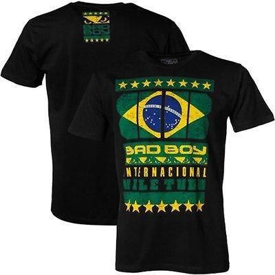 BAD BOY PRO SERIES INTERNACIONAL BLACK MMA T SHIRT BRAND NEW