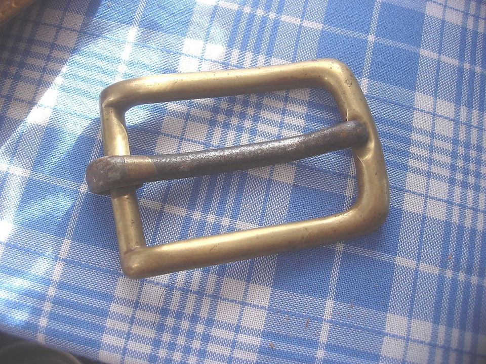 VICTORIAN HAND MADE BRASS BELT OR HORSE HARNESS BUCKLE