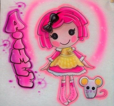 Airbrushed Lalaloopsy Crumbs Sugar Cookie Doll T Shirt Airbrush any 