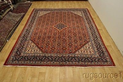   EXCELLENT GEOMETRIC 10X13 HERIZ PERSIAN ORIENTAL AREA RUG WOOL CARPET