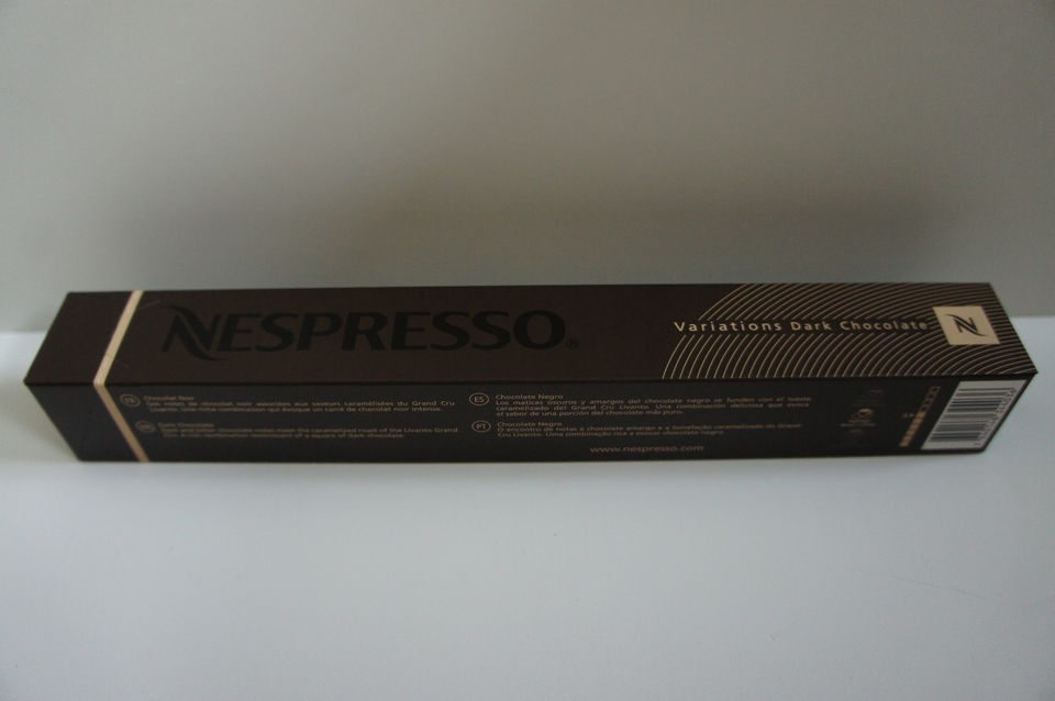 New Nespresso Coffee Dark Chocolate Capsules 2011 Variations