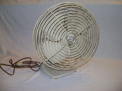   Metal Industrial GE General Electric Table Desk Retro Fan 4 Repair