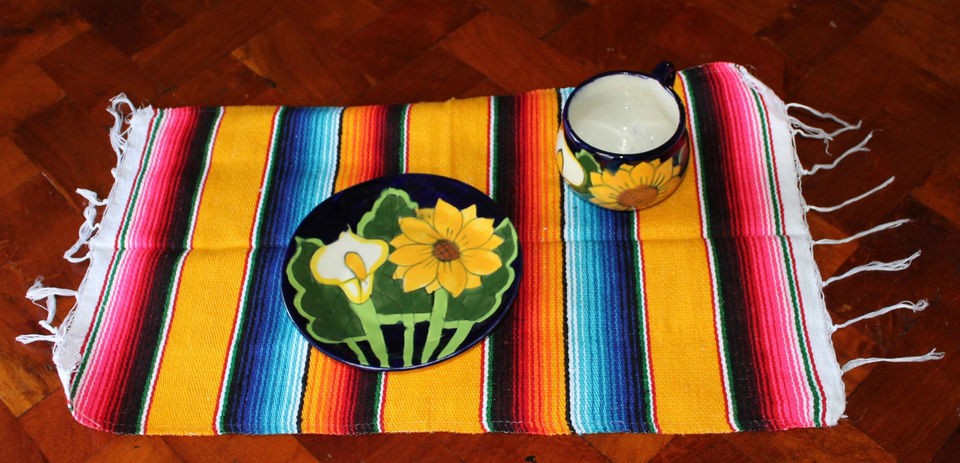 Saltillo Mini Mexican Sarape Placemat Southwestern Serape Place Mat