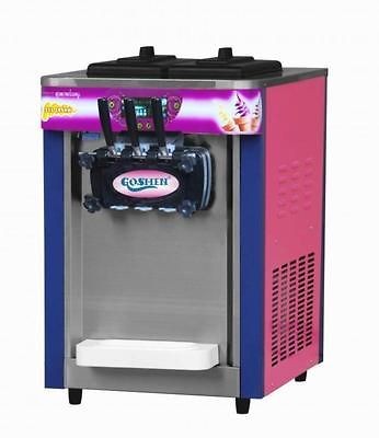 New 3 Head TableTop Soft Ice Cream Yogurt Machine 220v 50hz/60hz Sea 