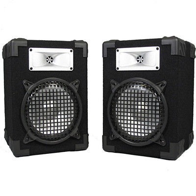 New Pair Home Audio PA DJ Monitors Deluxe Speakers NIB E825