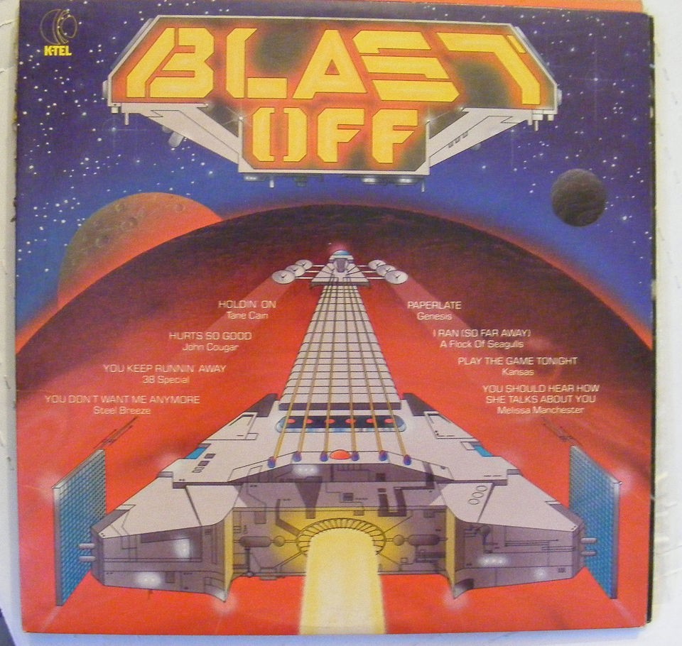 1982 K TEL BLAST OFF VARIOUS ARTISTS RECORD ALBUM BILLY IDOL VAN HALEN 