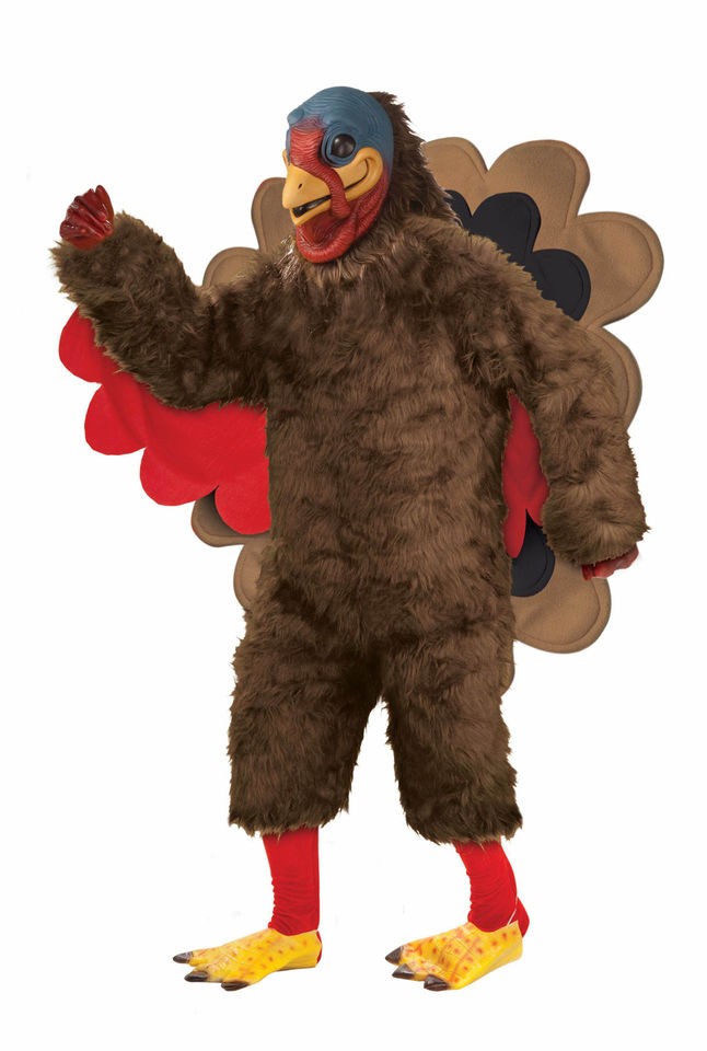 Turkey Deluxe Plush Costume Adult Standard *New*