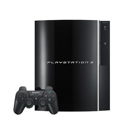 Sony PlayStation 3 40 GB Clear Black Console (NTSC) AS IS