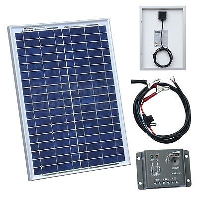   panel kit with controller for camper / caravan / boat 20 watt charger