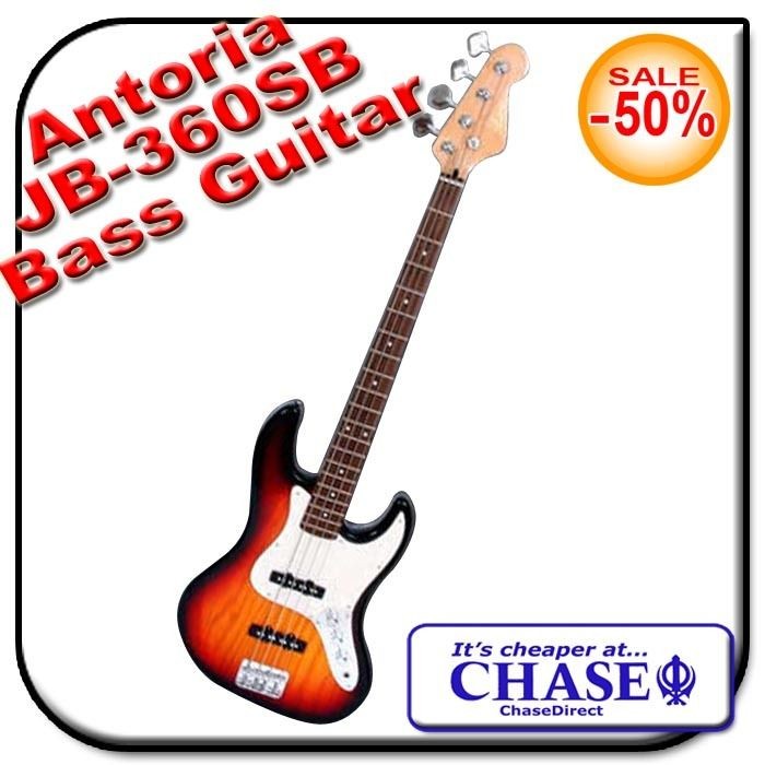 ANTORIA COSMOS BASS GUITAR JB360SB JAZZ TYPE + FREE BAG