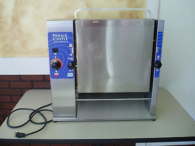 Prince Castle Vertical Conveyor Slim Line Bun Toaster Model # 297 T40.