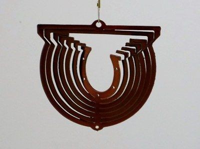   Horse Shoe Copper Itsy Bitsy Ornament Yard Patio Garden Decor