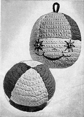 vg1613 Ball 5 9 Toys Vintage Crochet Pattern