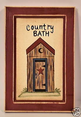 country bath decor in Home Decor