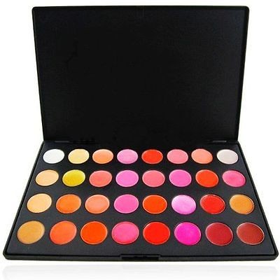   Cosmetic Lip Lips Gloss Lipstick Palette Make up Set kit J