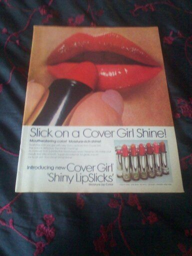 COVER GIRL ADVERTISING PRINT AD ORIGINAL AUGUST 1976 CHRISTIE BRINKLEY