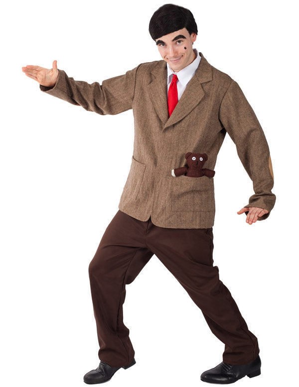   Mr Mister Bean Character Funny Fancy Dress Costume Outfit Medium Large