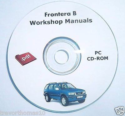 Vauxhall Frontera B Workshop Manual