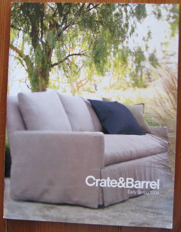 Crate & Barrel Catalog Spring 2008 Furniture Bed Home