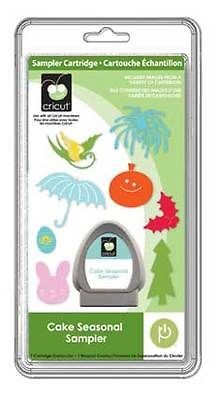 Cricut CAKE SEASONAL SAMPLER Cartridge   NEW