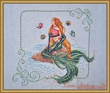 ENCHANTED MELODY counted cross stitch chart Cross Stitching Art 