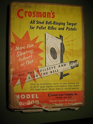 VINTAGE CROSMAN BELL RINGING PELLET TARGET MOD.200