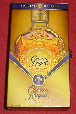 CROWN ROYAL BOTTLE with 2 BAGS & CASE ~W0W ~L00K~NR