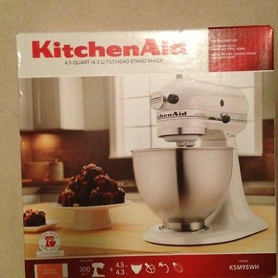   Quart Ultra Power 300 Watt Stand Mixer   KSM95TG Tangerine NIB