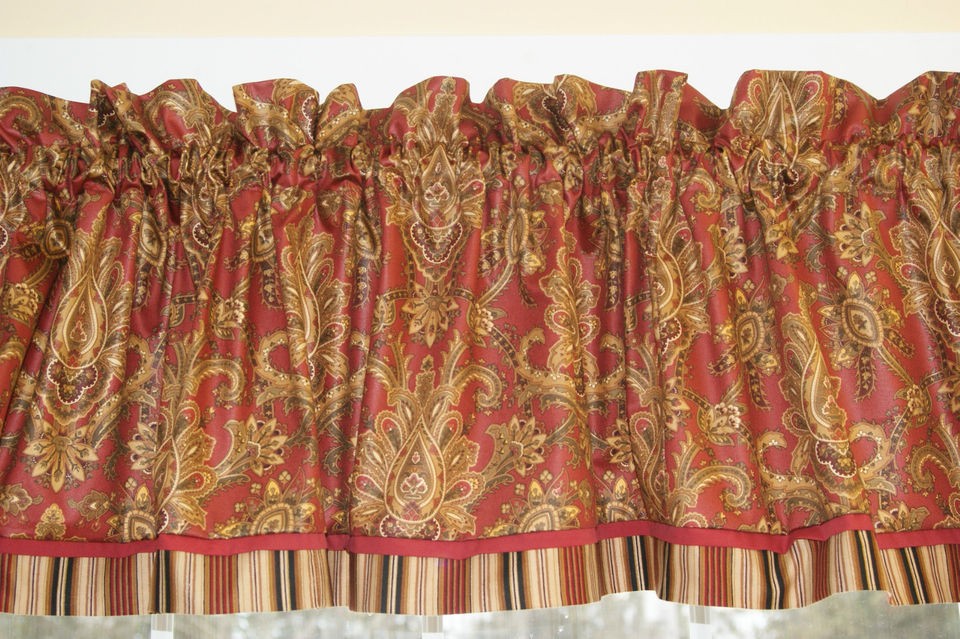 red toile curtains in Curtains, Drapes & Valances