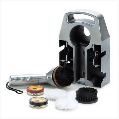    DUAL SPEED BATTERY POWER includes 2 brushes 2 buffing pads polish