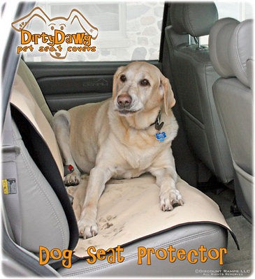 DIRTY DAWG DELUXE HAMMOCK DOG BENCH SEAT PROTECTOR COVER PET CAT CAR 