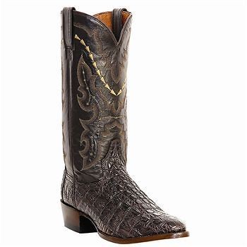 Dan Post DP2386 Mens Brown Birmingham Caiman Alligator Western Boots 