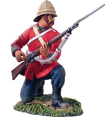 William Britain 20041 British 24th Foot Kneeling Loading #1 Zulu War