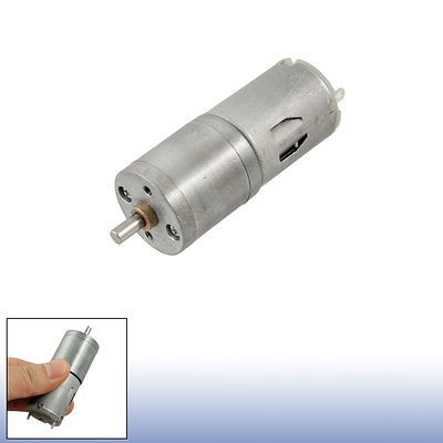 4mm Output Shaft 12V 1A 15RPM Speed Reducer DC Gear Motor