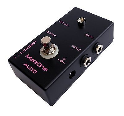 MarkOne Audio 1 looper   true bypass loop pedal