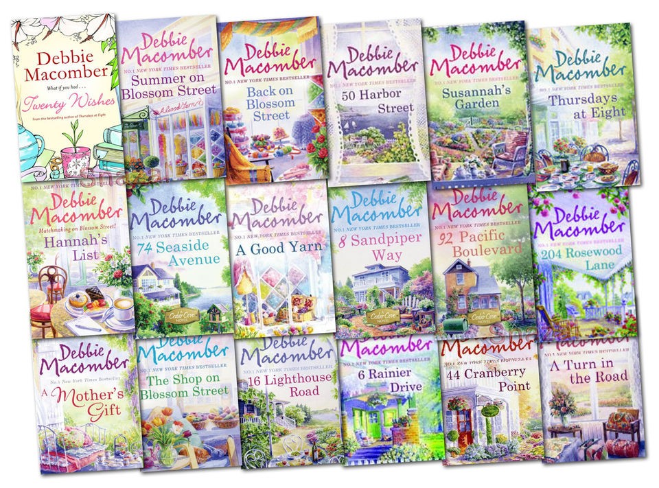 Debbie Macomber Collection 18 books Set Cedar Cove Series Blossom 
