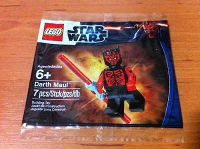 LEGO   5000062 Star Wars Darth Maul Shirtless Polybag with Minifigure