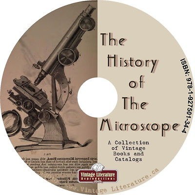 History of the Microscope {19 Vintage Books} on DVD