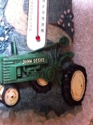 JOHN DEERE THERMOMETER NEW 8 TALL