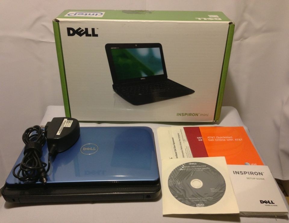 Dell Inspiron Mini 1012 10.1 250 GB, Intel Atom, 1.66 GHz, 1 GB) BLUE