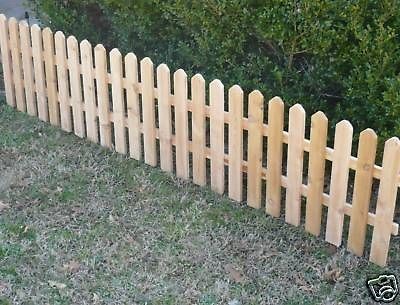 FT NEW ALL CEDAR WOOD FENCE DECORATIVE GARDEN FENCING NEARLY 2 FEET 