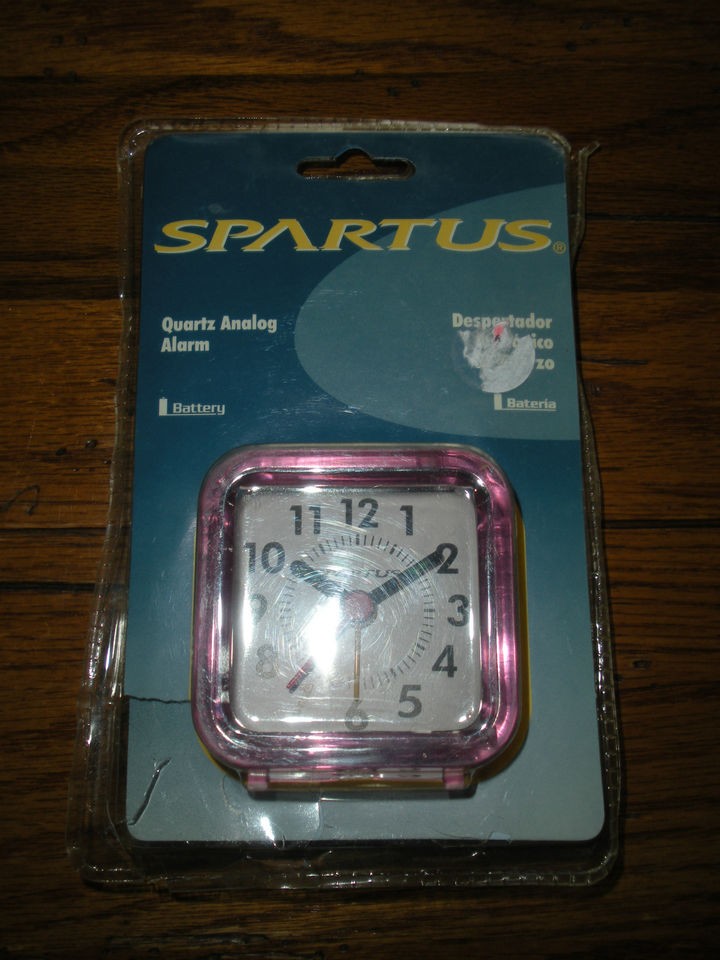 spartus alarm clock in Clocks