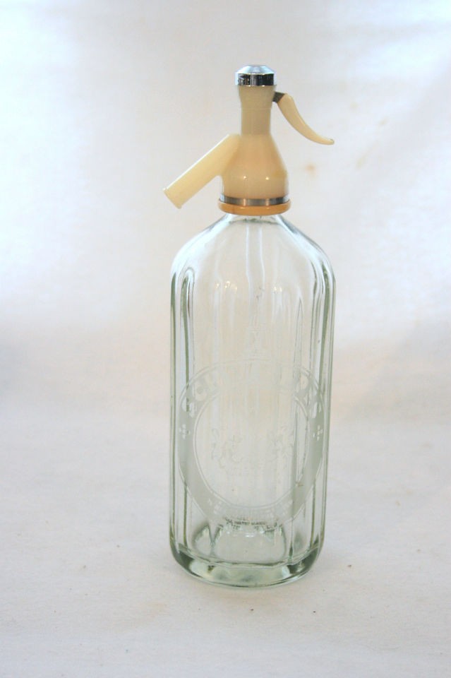 VINTAGE SCHWEPPES SODA WATER SELTZER BOTTLE