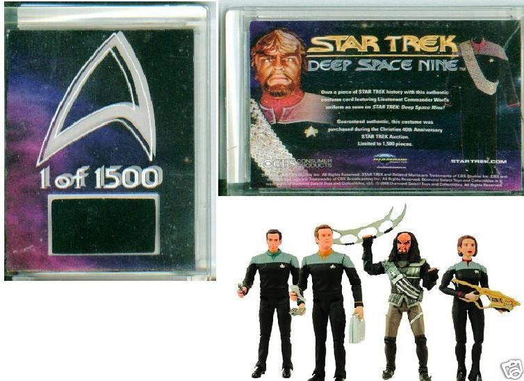 Star Trek DS9 series 2 fig RARE insert case card 1 of 1500 Limited 