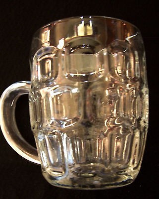 VINTAGE DIMPLE PINT TRADITIONAL RAVENHEAD DIMPLE BEER GLASS WITH 