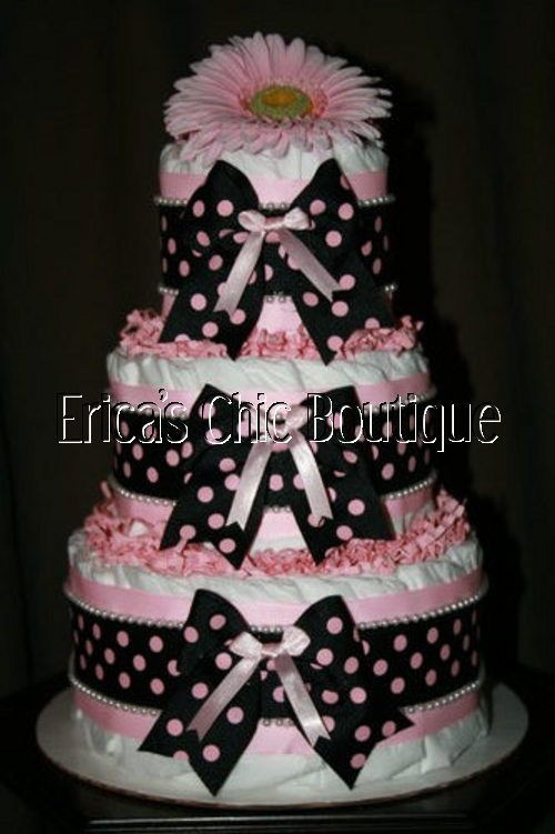 diaper cake girl in Diaper Cakes