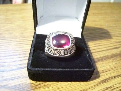 NBA NATIONAL BOWLING ASSOCIATION 300 RING 20.5 GRAMS STERLING SILVER 