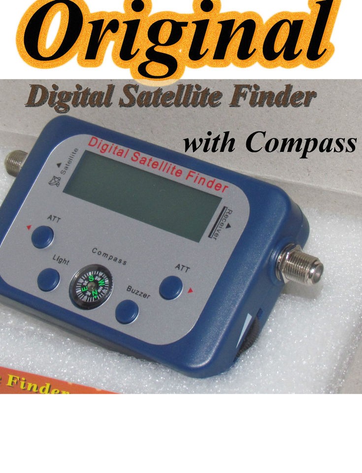 Digital Satellite Signal Meter Finder DishNetwork DirectTV, FTA, LNB 