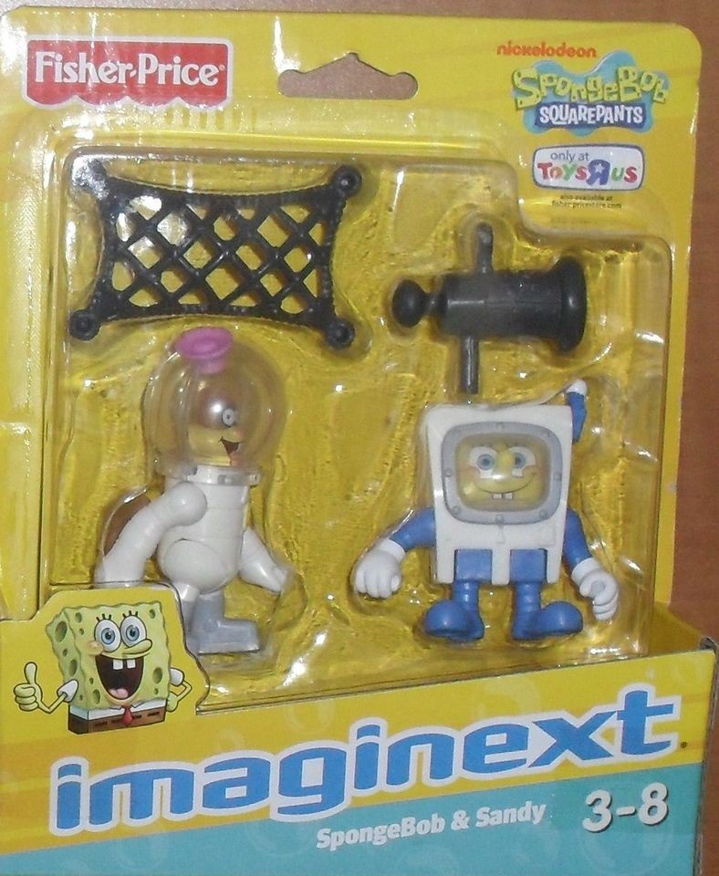 Imaginext SpongeBob Squarepants & Sandy Figures NIP C@@L