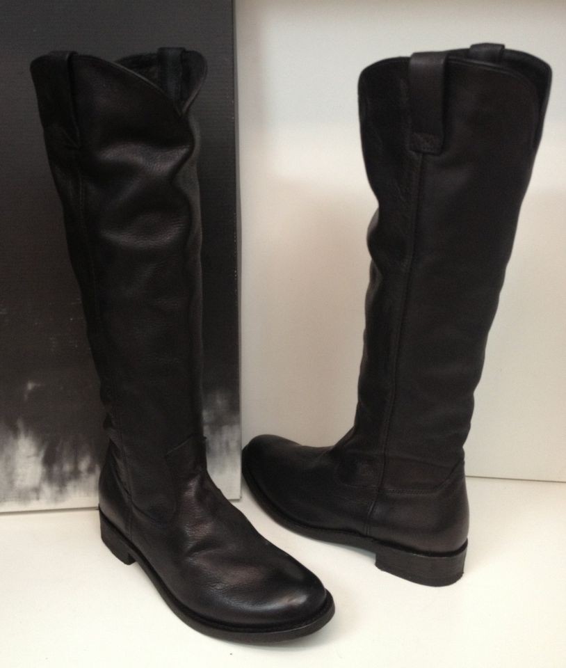 DV by Dolce Vita Lujan tall shafted black leather boots NEW